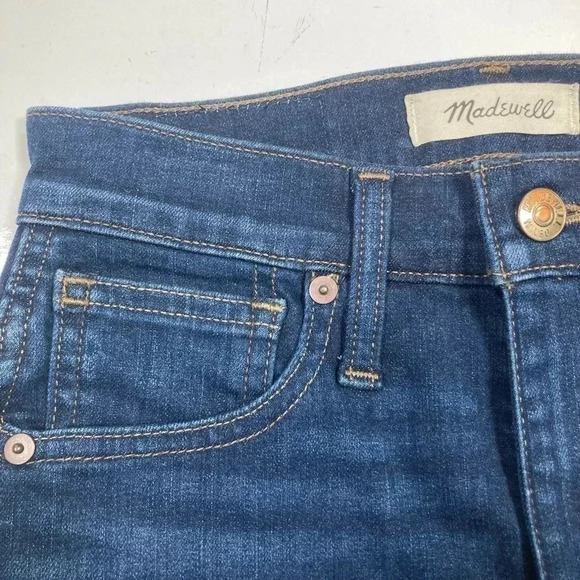 Madewell Jeans Skinny 10” High Rise Skinny Jeans Denim NWT Women’s Size 24 - Picture 3 of 13